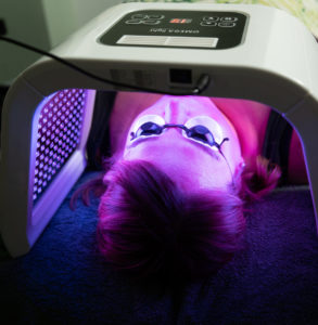LED Light Therapy Anti-Ageing and Acne treatments at Naturally Heaven Therapy beauty salon in Newcastle, Four Lane Ends, Benton