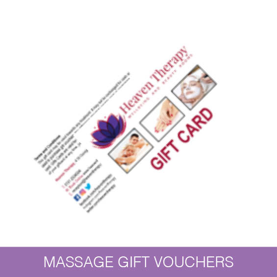 Massage Gift Vouchers in Newcastle Upon Tyne at Naturally Heaven Therapy