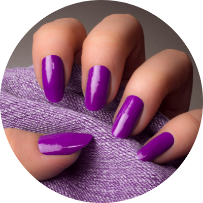 Gel Nails Newcastle Woman With New Gel Nails In Newcastle Salon