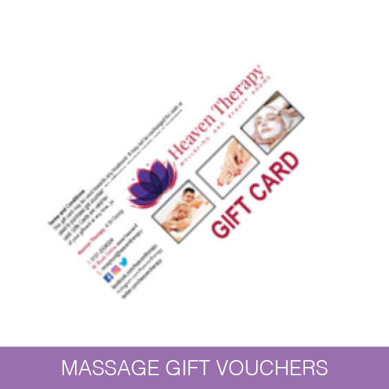 Mens Massage & Facial Gift Vouchers Massage & Beauty Gift Vouchers for Men at Naturally Heaven Therapy Beauty Salon, Four Lane Ends, Newcastle